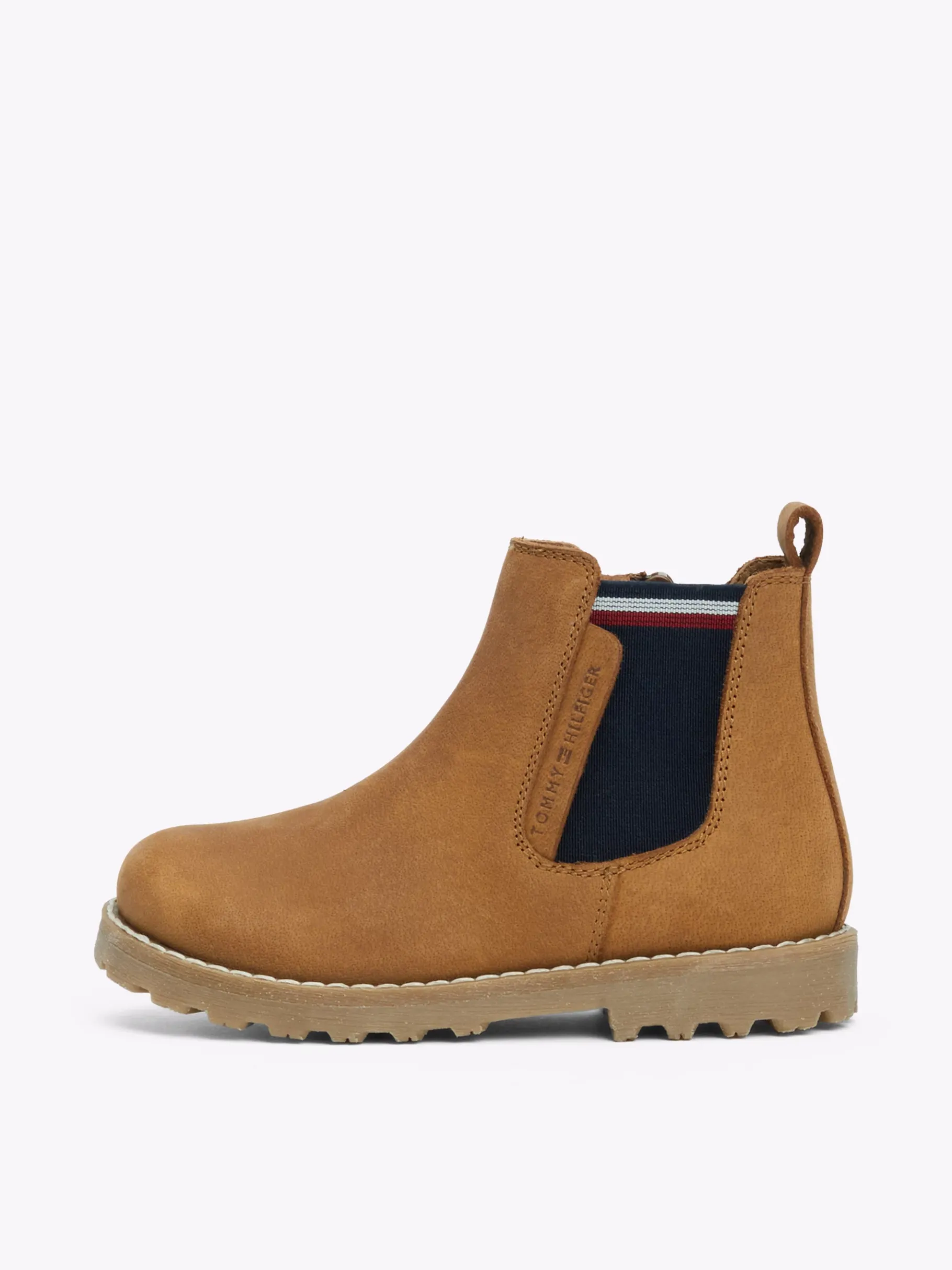 Tommy Hilfiger Chelsea-Boot aus Leder TOBACCO Shop