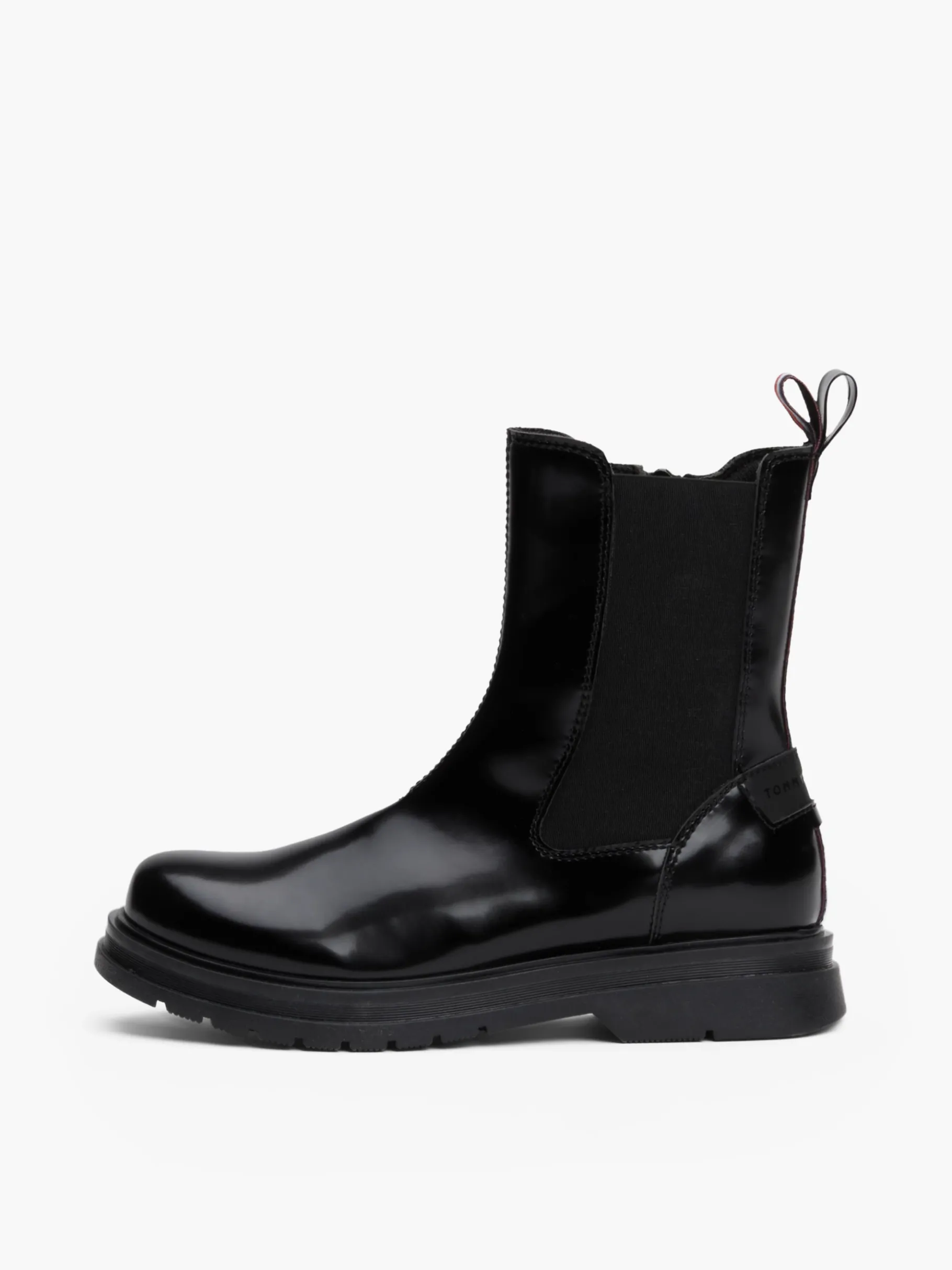 Tommy Hilfiger Chelsea-Boot mit Lack-Finish BLACK Hot