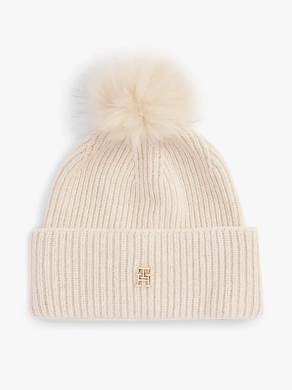 Tommy Hilfiger Chic Bommel-Beanie SUGARCANE Best
