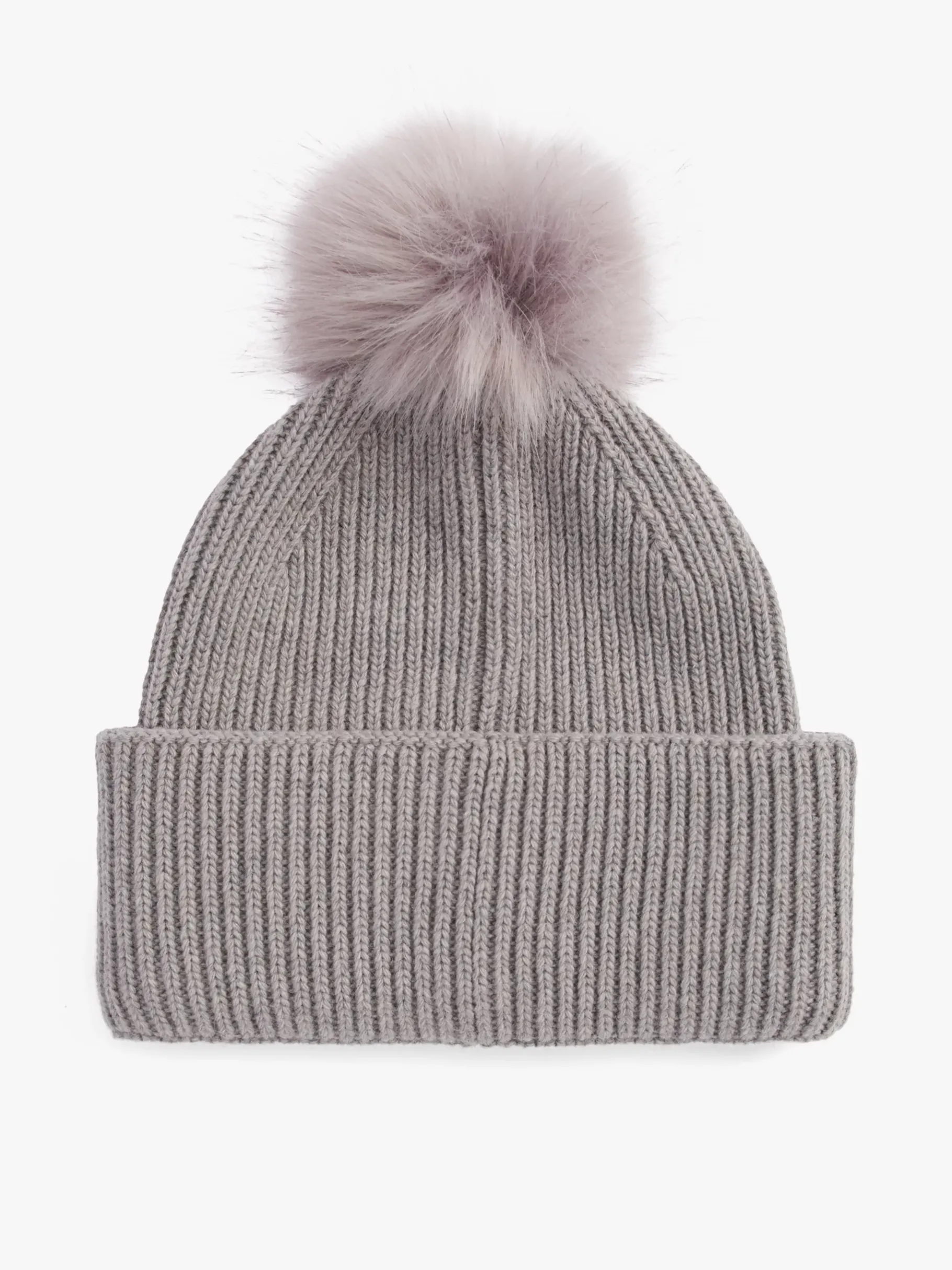 Tommy Hilfiger Chic Bommel-Beanie UNIVERSAL GREY New