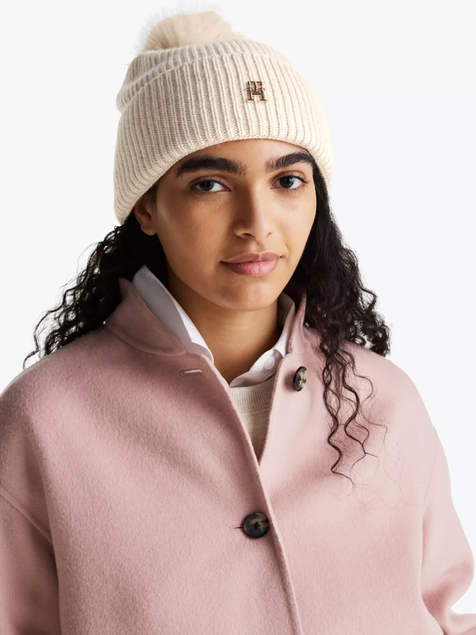 Tommy Hilfiger Chic Bommel-Beanie SUGARCANE Best