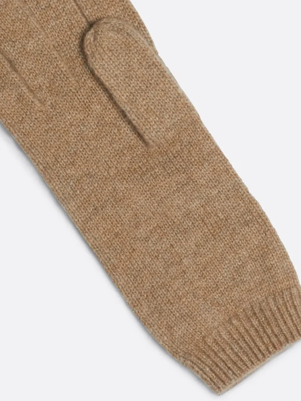 Tommy Hilfiger Chic Handschuhe aus Kaschmir CAMEL MELANGE Cheap