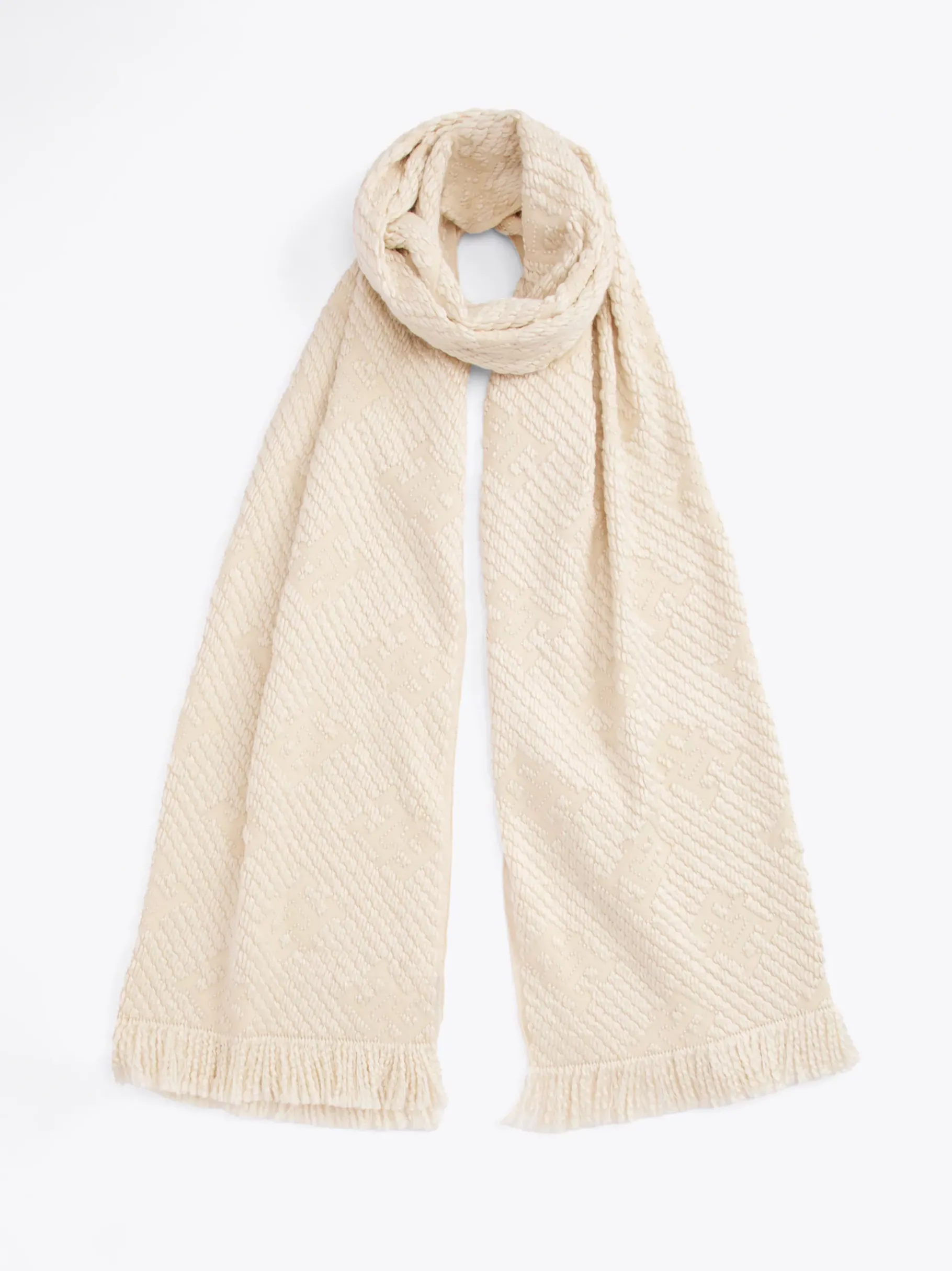 Tommy Hilfiger Chic Schal aus Wollmix SUGARCANE New