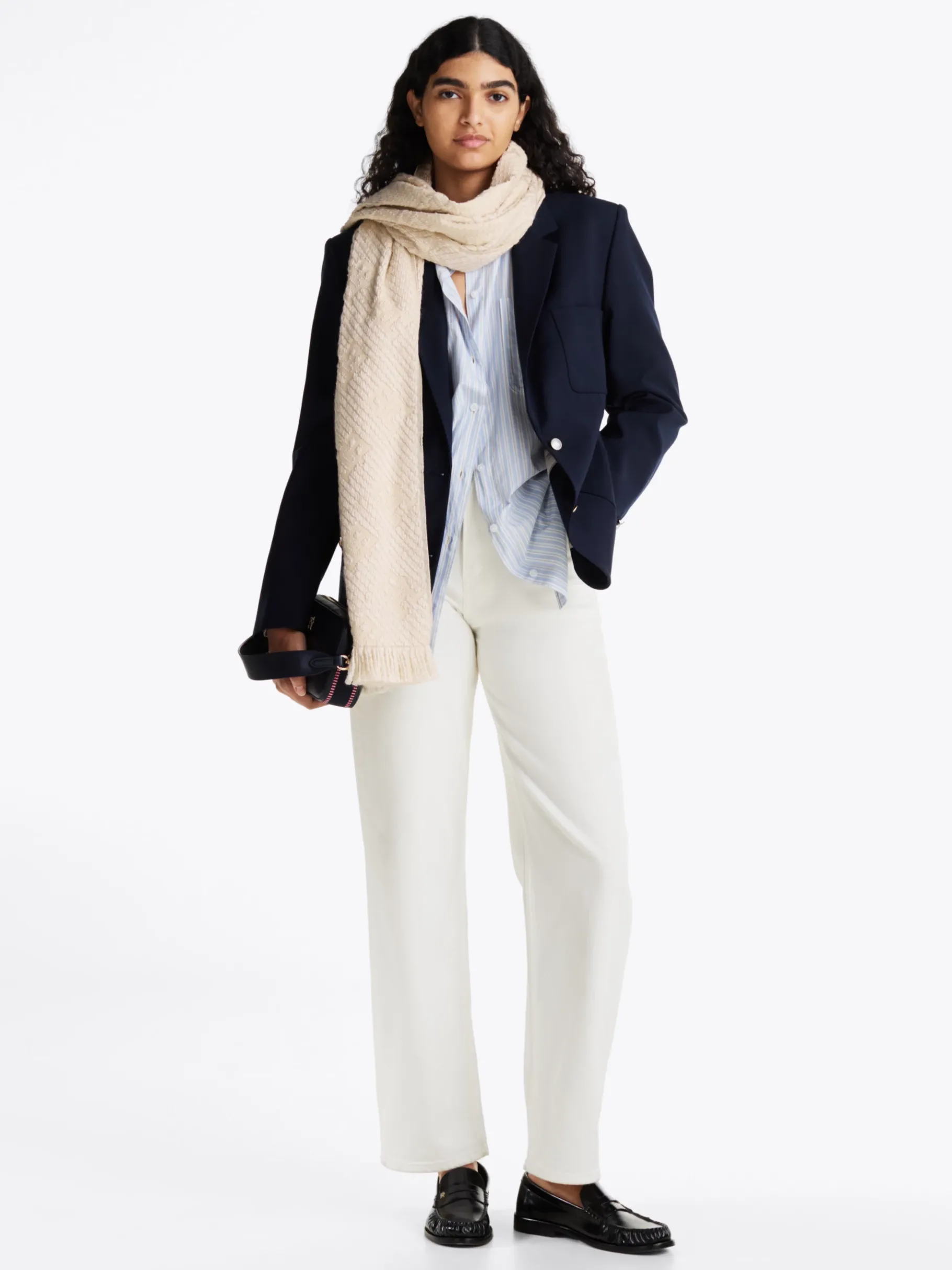 Tommy Hilfiger Chic Schal aus Wollmix SUGARCANE New