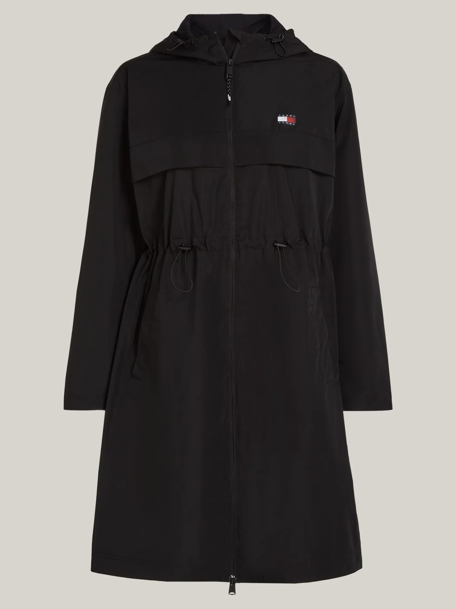 Tommy Hilfiger Chicago Windjacke mit Kapuze und Taillenbund BLACK Best Sale