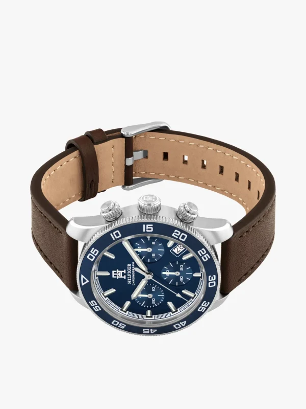Tommy Hilfiger Chronograf mit braunem Lederarmband BROWN Best Sale