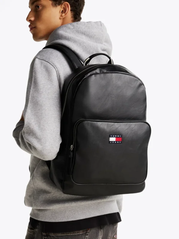 Tommy Hilfiger City kuppelförmiger Rucksack mit Logo BLACK Online