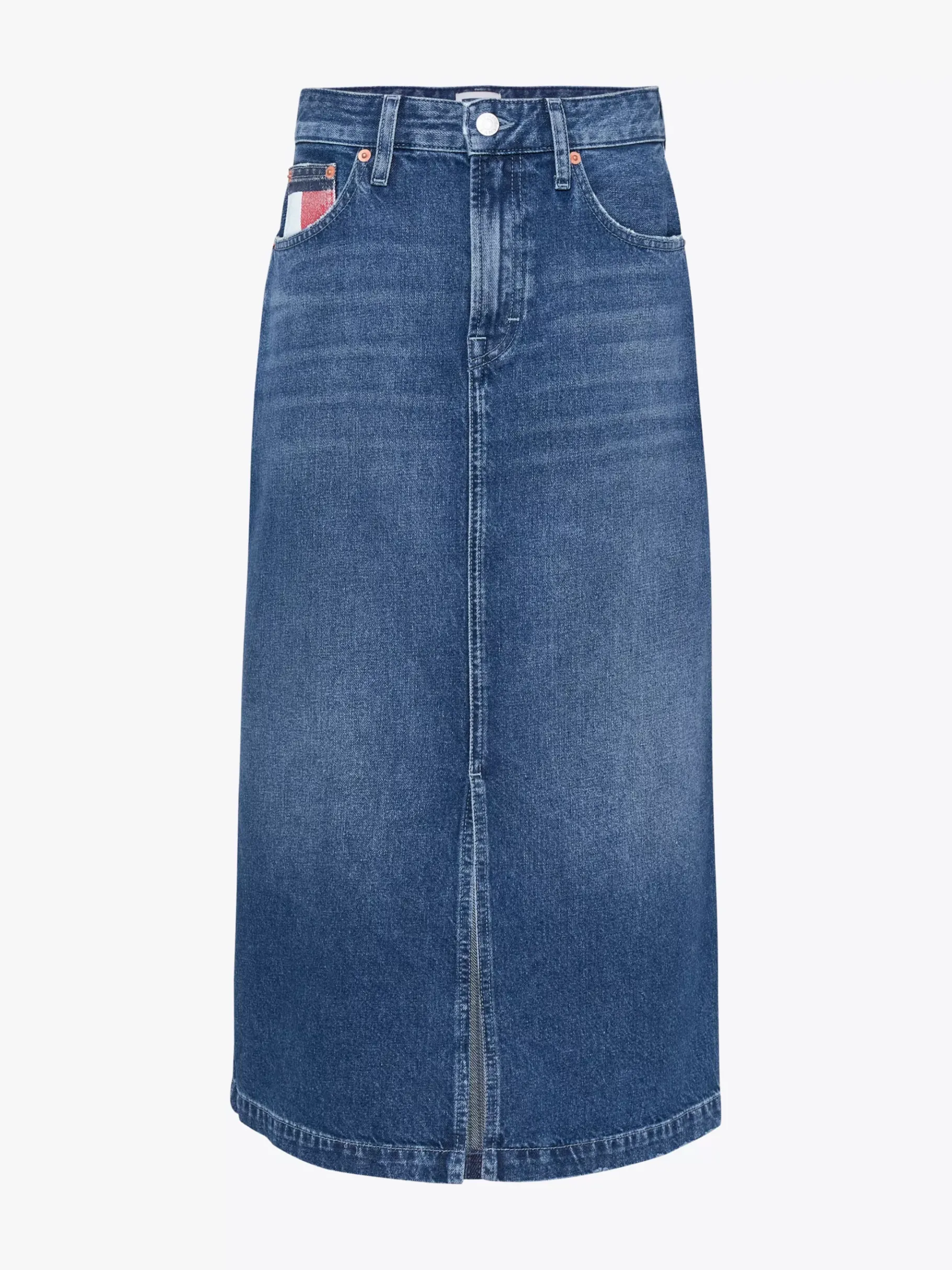 Tommy Hilfiger Claire Midi-Bleistiftrock aus Denim DENIM MEDIUM Shop