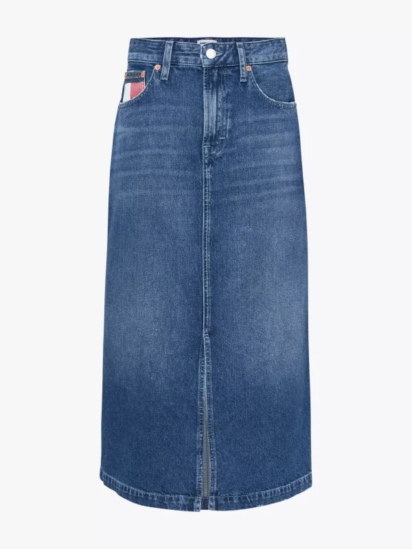 Tommy Hilfiger Claire Midi-Bleistiftrock aus Denim DENIM MEDIUM Shop