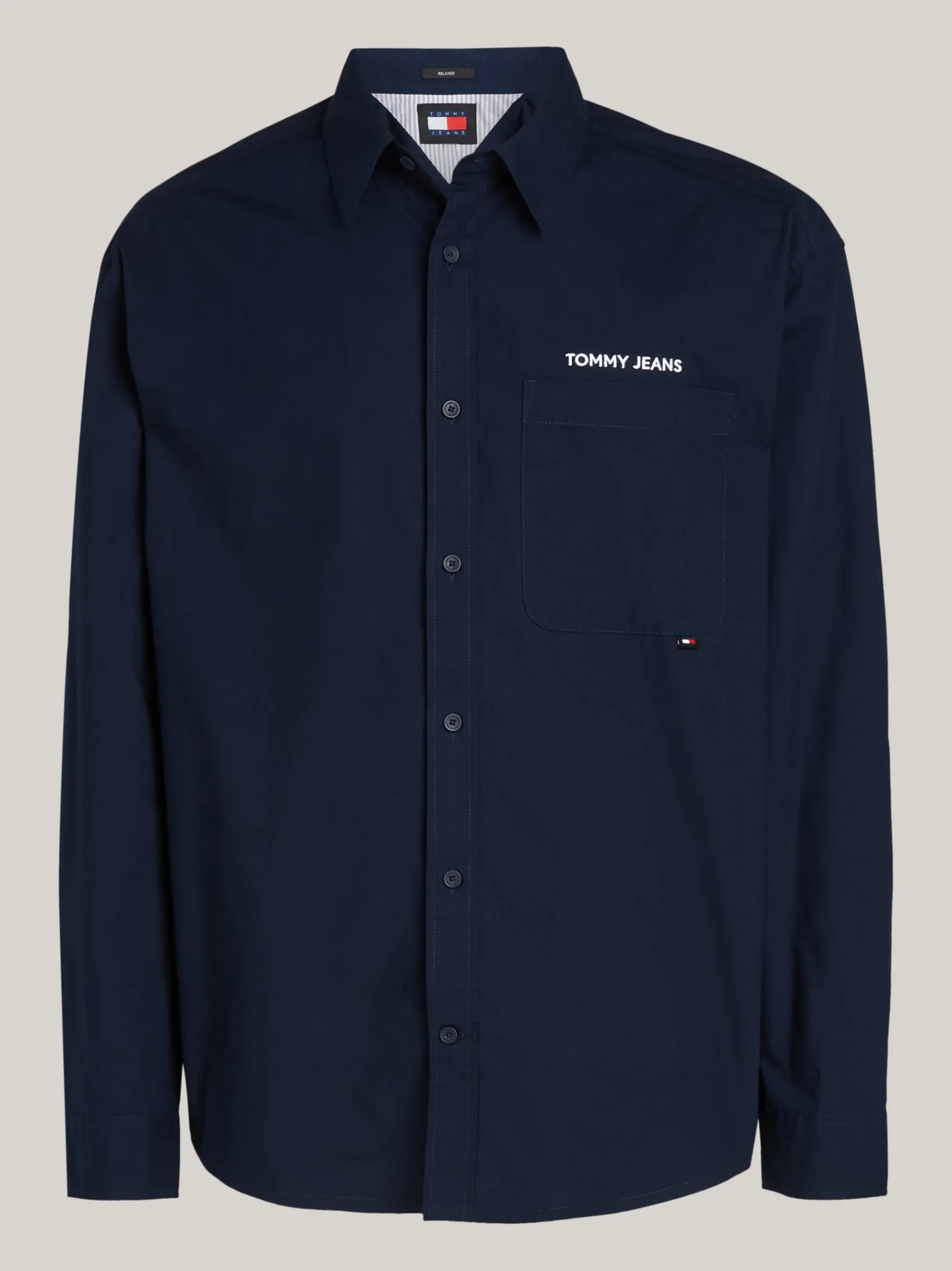 Tommy Hilfiger Classic Regular Fit Hemd mit Logo-Stickerei DARK NIGHT NAVY Hot