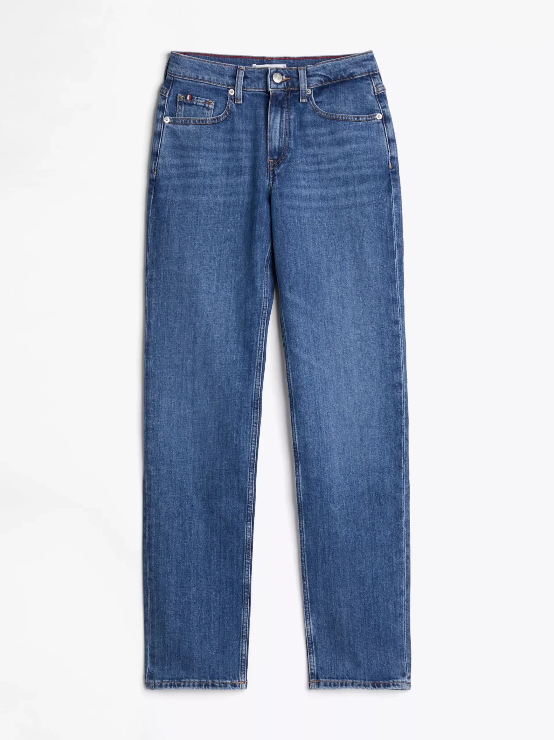 Tommy Hilfiger Classic Straight Jeans mit mittelhohem Bund NOS MID BLUE New