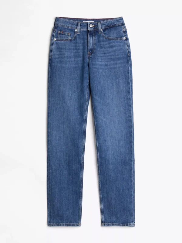 Tommy Hilfiger Classic Straight Jeans mit mittelhohem Bund NOS MID BLUE New