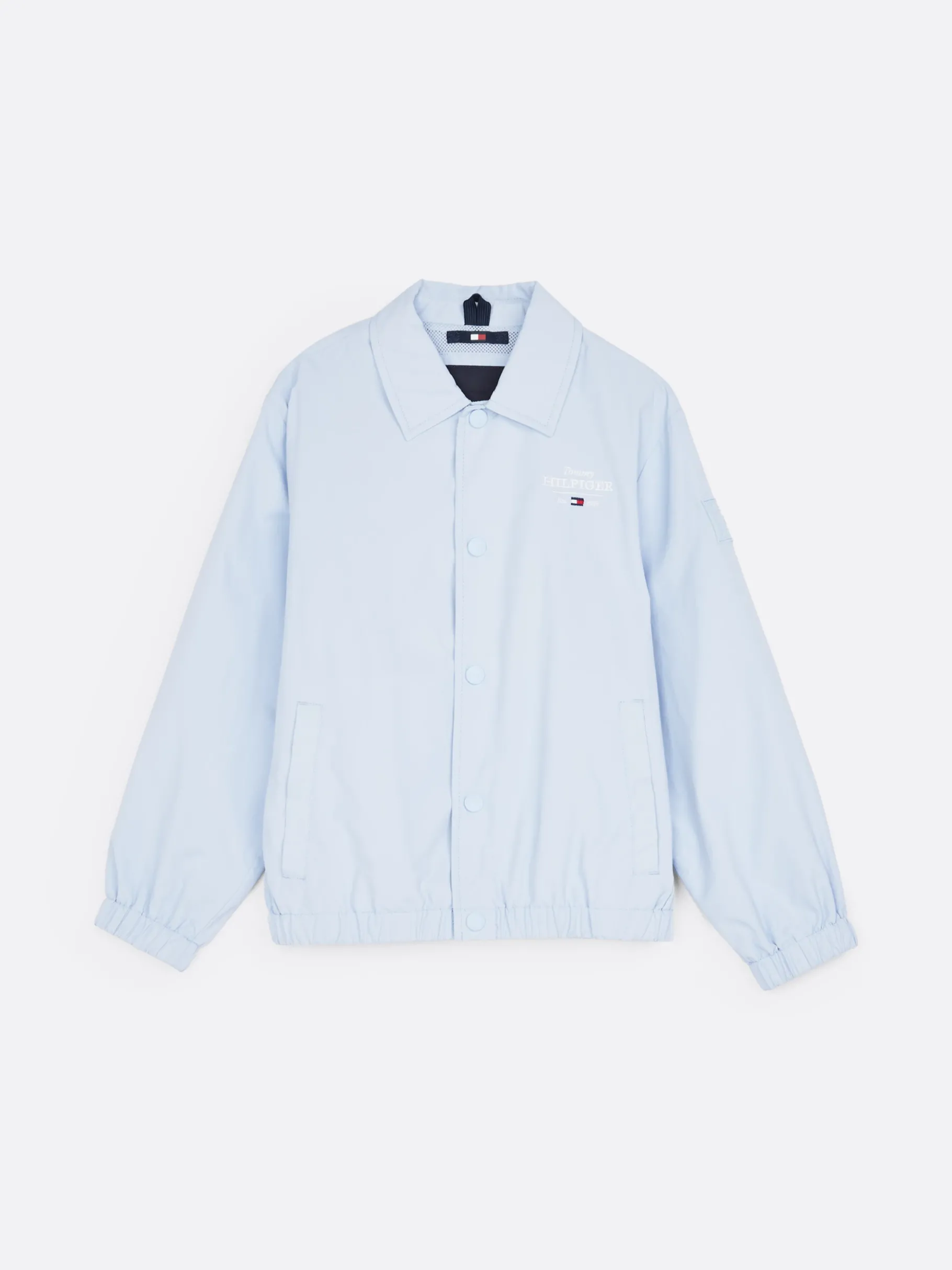 Tommy Hilfiger Coach-Jacke mit aufgesticktem Logo BREEZY BLUE Fashion