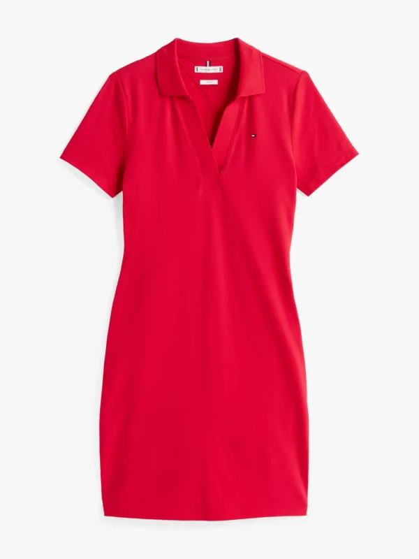 Tommy Hilfiger 1985 Collection Mini-Polokleid PRIMARY RED Best Sale
