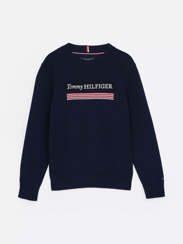 Tommy Hilfiger 1985 Collection Pullover mit Logo DARK NIGHT NAVY Store