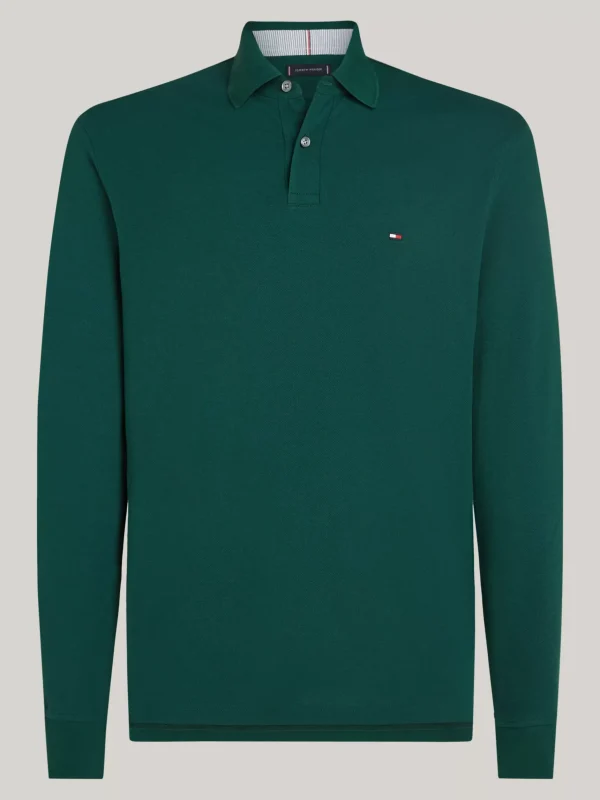 Tommy Hilfiger 1985 Collection Regular Fit Langarm-Poloshirt ORNAMENTAL GREEN Discount