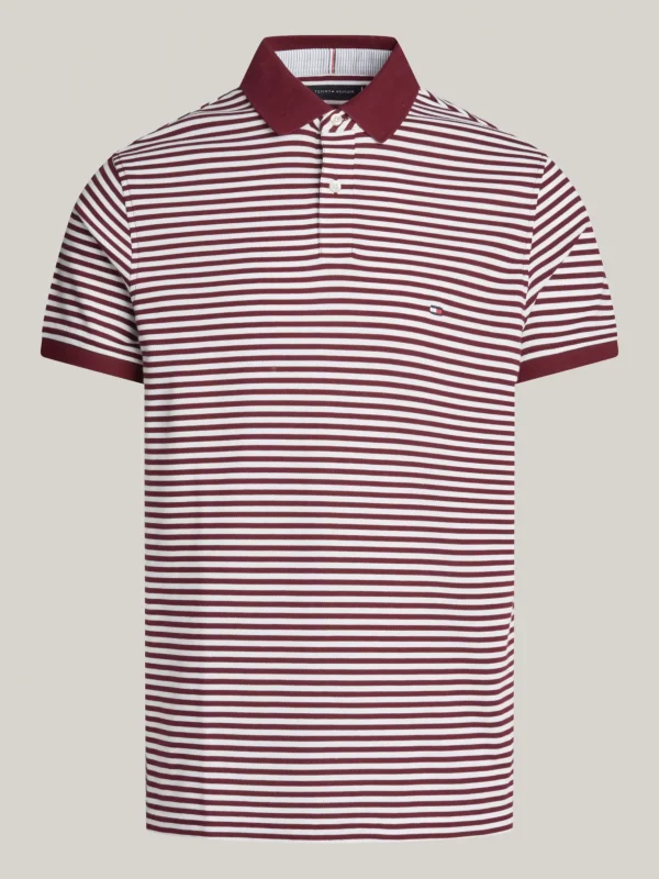 Tommy Hilfiger 1985 Collection Regular Fit Poloshirt DEEP ROUGE / WHITE Sale