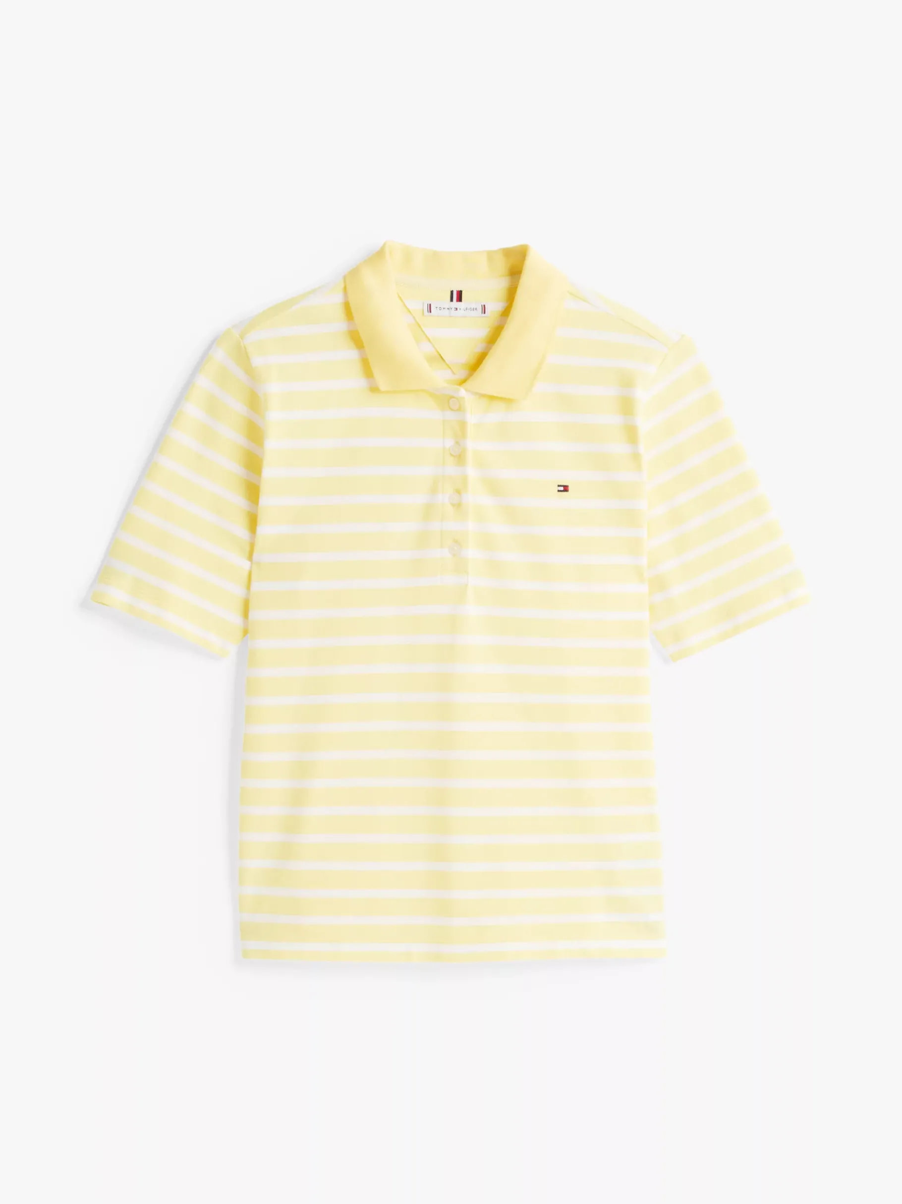 Tommy Hilfiger 1985 Collection Regular Fit Poloshirt CITRONELLA/ ECRU STP New