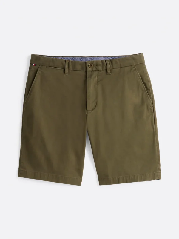Tommy Hilfiger 1985 Collection Slim Fit Chino-Shorts ARMY GREEN Hot