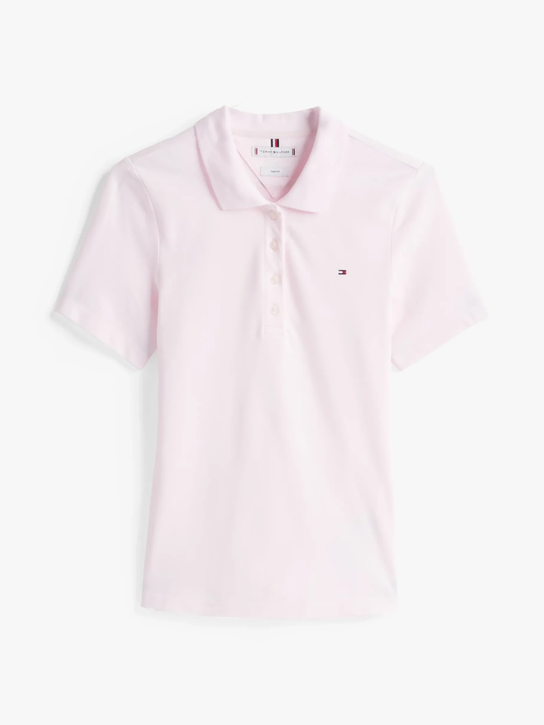 Tommy Hilfiger 1985 Collection Slim Fit Poloshirt LIGHT PINK Online