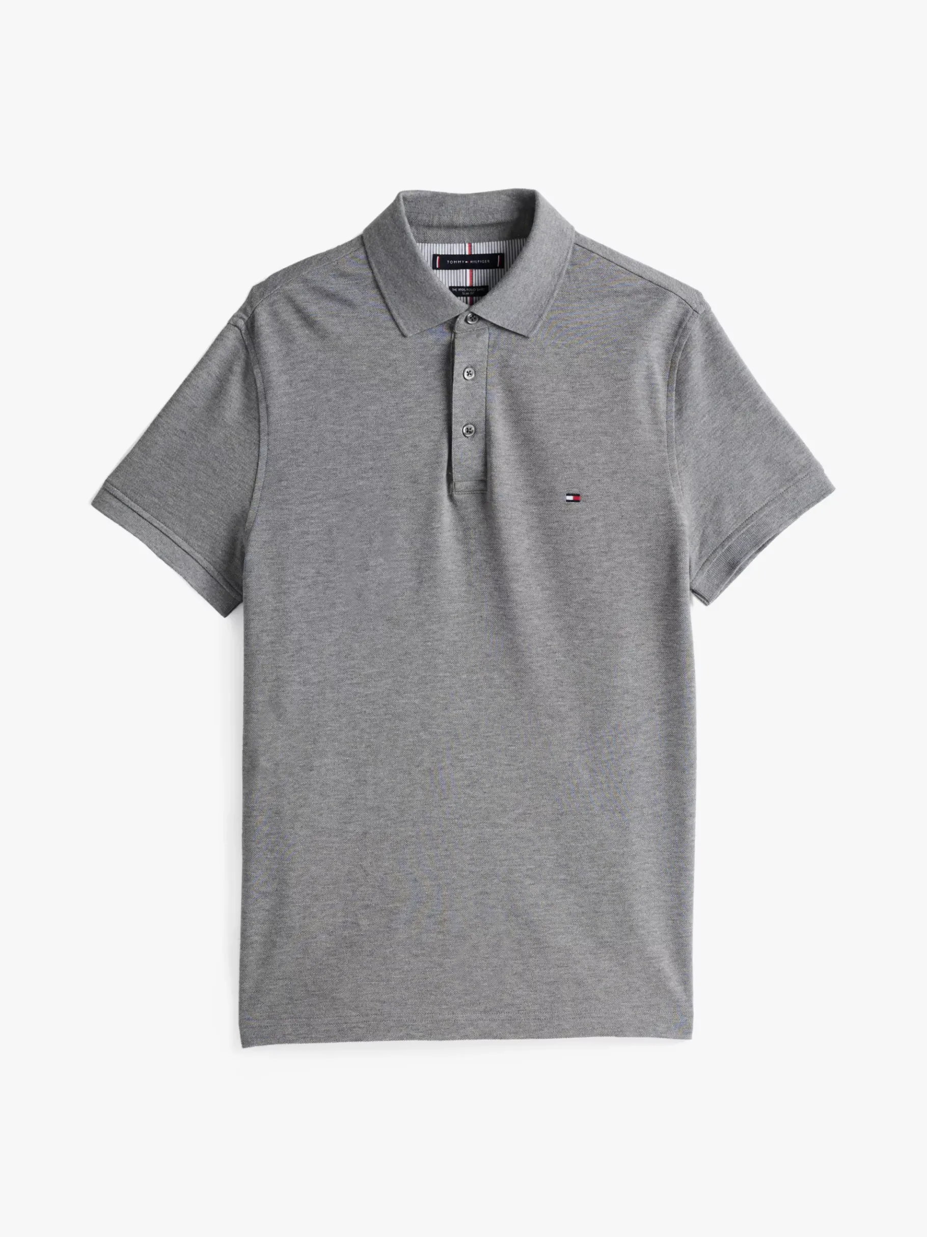 Tommy Hilfiger 1985 Collection Slim Fit Poloshirt HEATHER MEDIUM GREY Best Sale