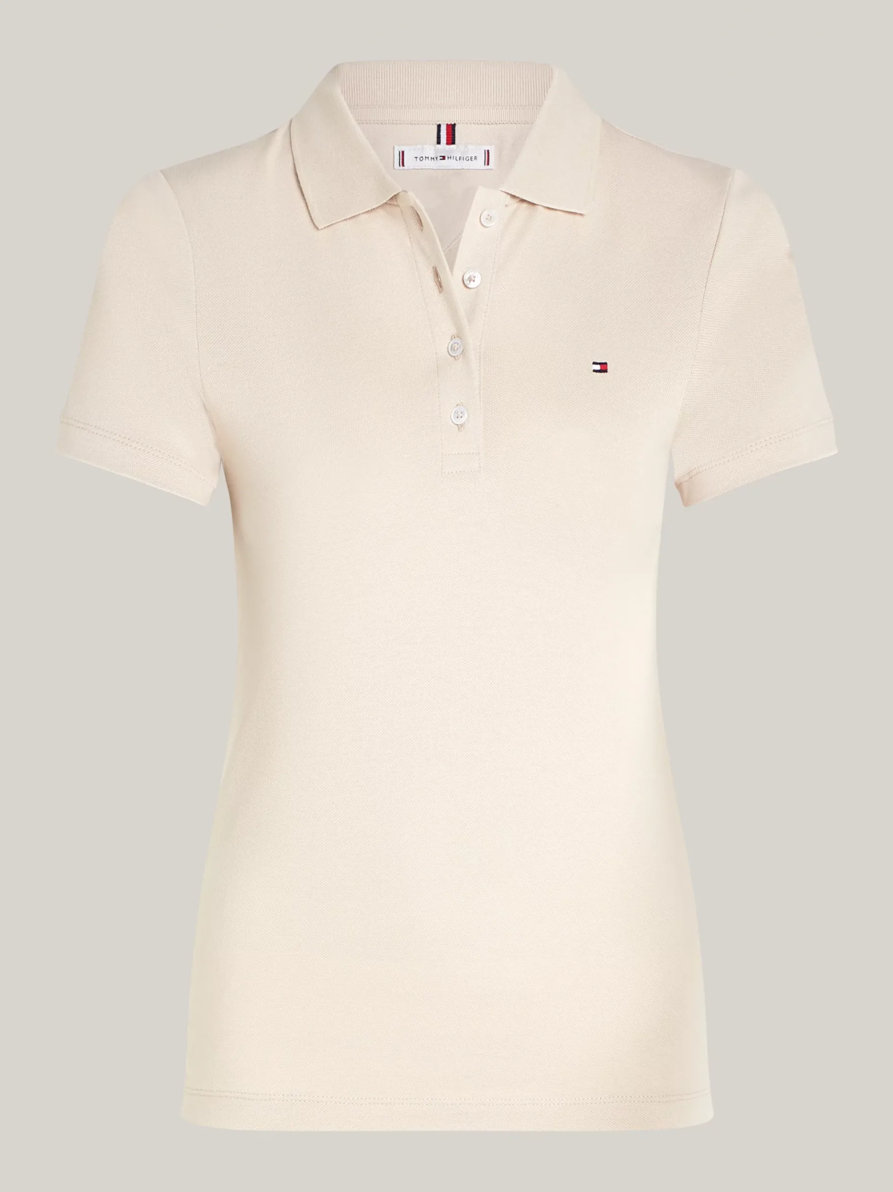 Tommy Hilfiger 1985 Collection Slim Fit Poloshirt CLASSIC BEIGE Best Sale