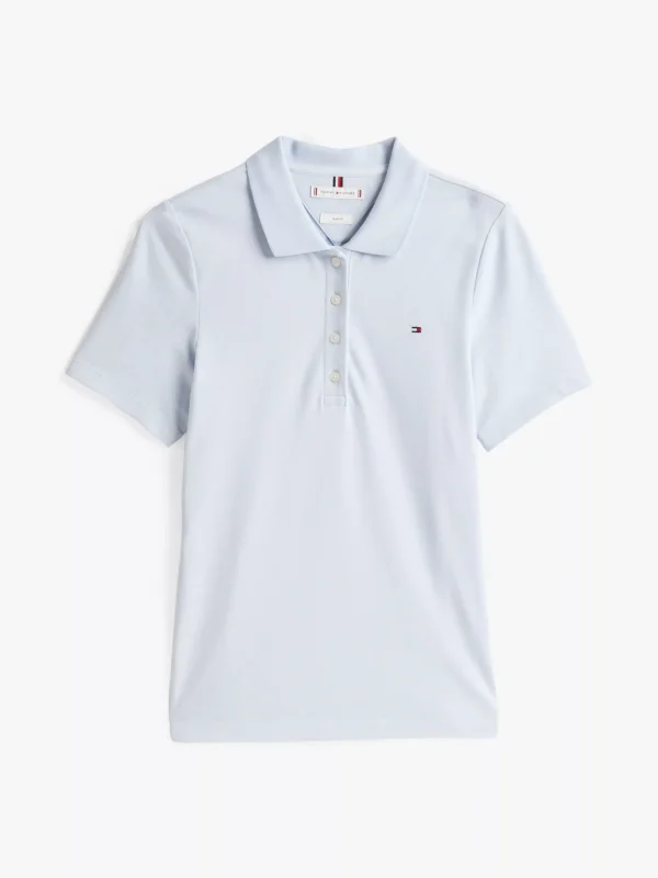Tommy Hilfiger 1985 Collection Slim Fit Poloshirt BREEZY BLUE Shop