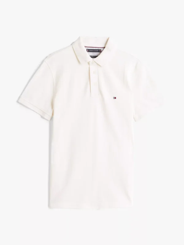 Tommy Hilfiger 1985 Collection Slim Fit Poloshirt IVORY PETAL Fashion
