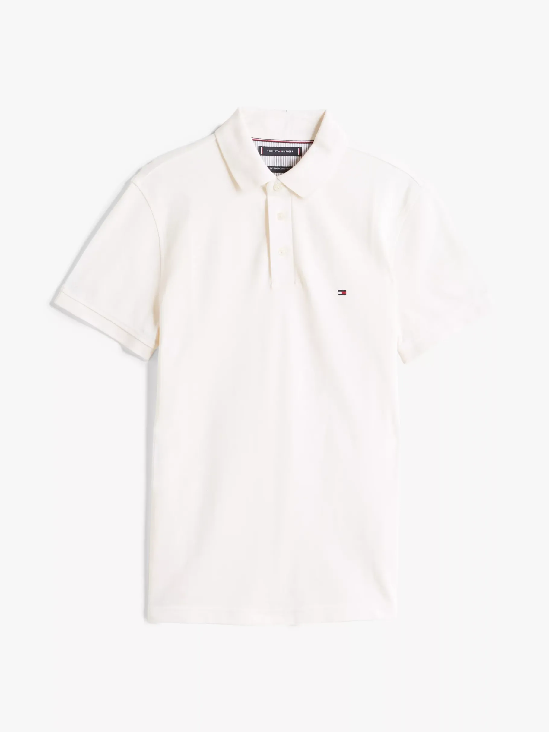 Tommy Hilfiger 1985 Collection Slim Fit Poloshirt IVORY PETAL Fashion