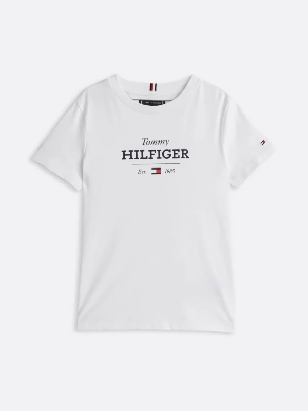 Tommy Hilfiger 1985 Collection T-Shirt mit Logo WHITE New