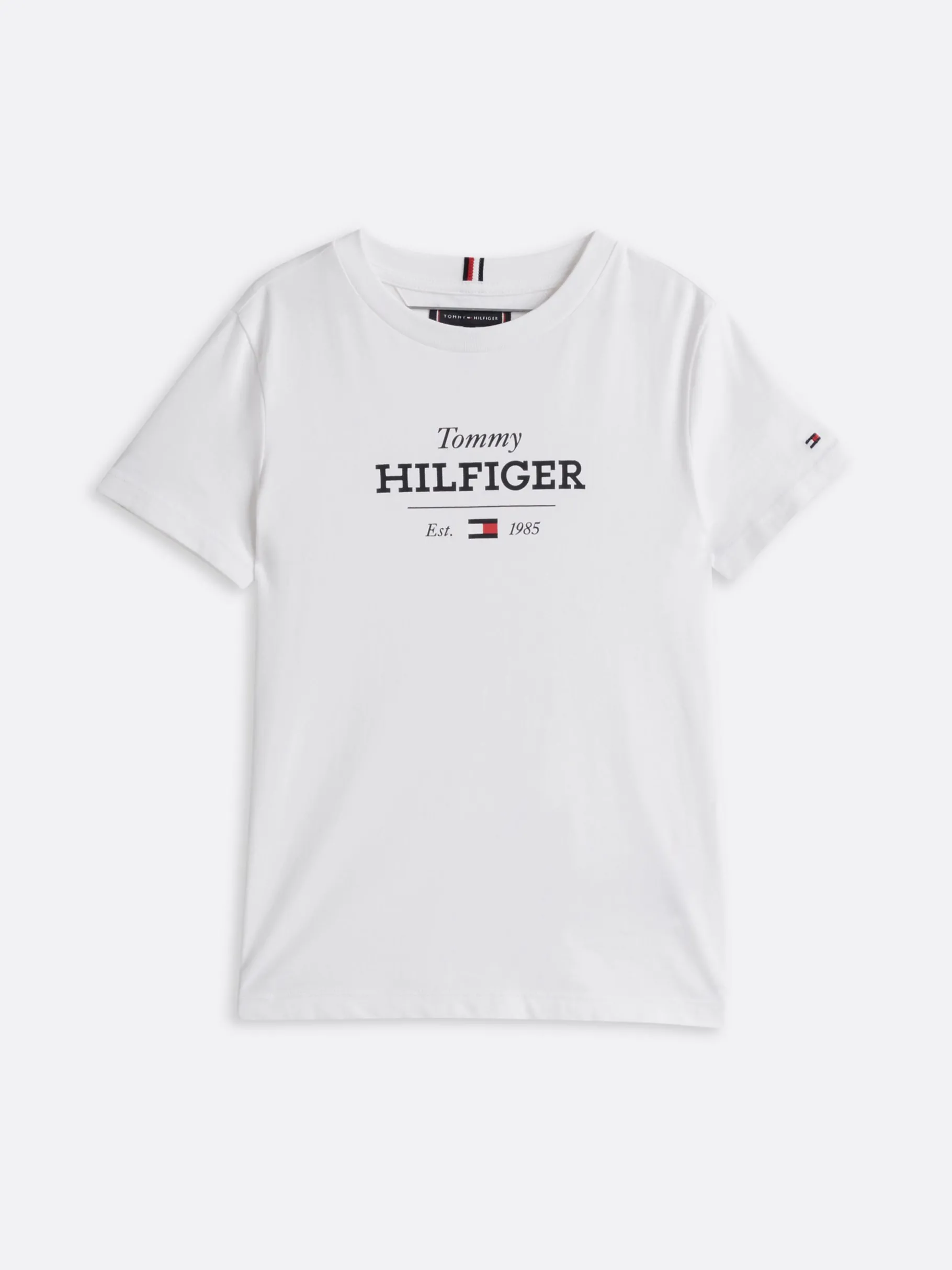 Tommy Hilfiger 1985 Collection T-Shirt mit Logo WHITE New