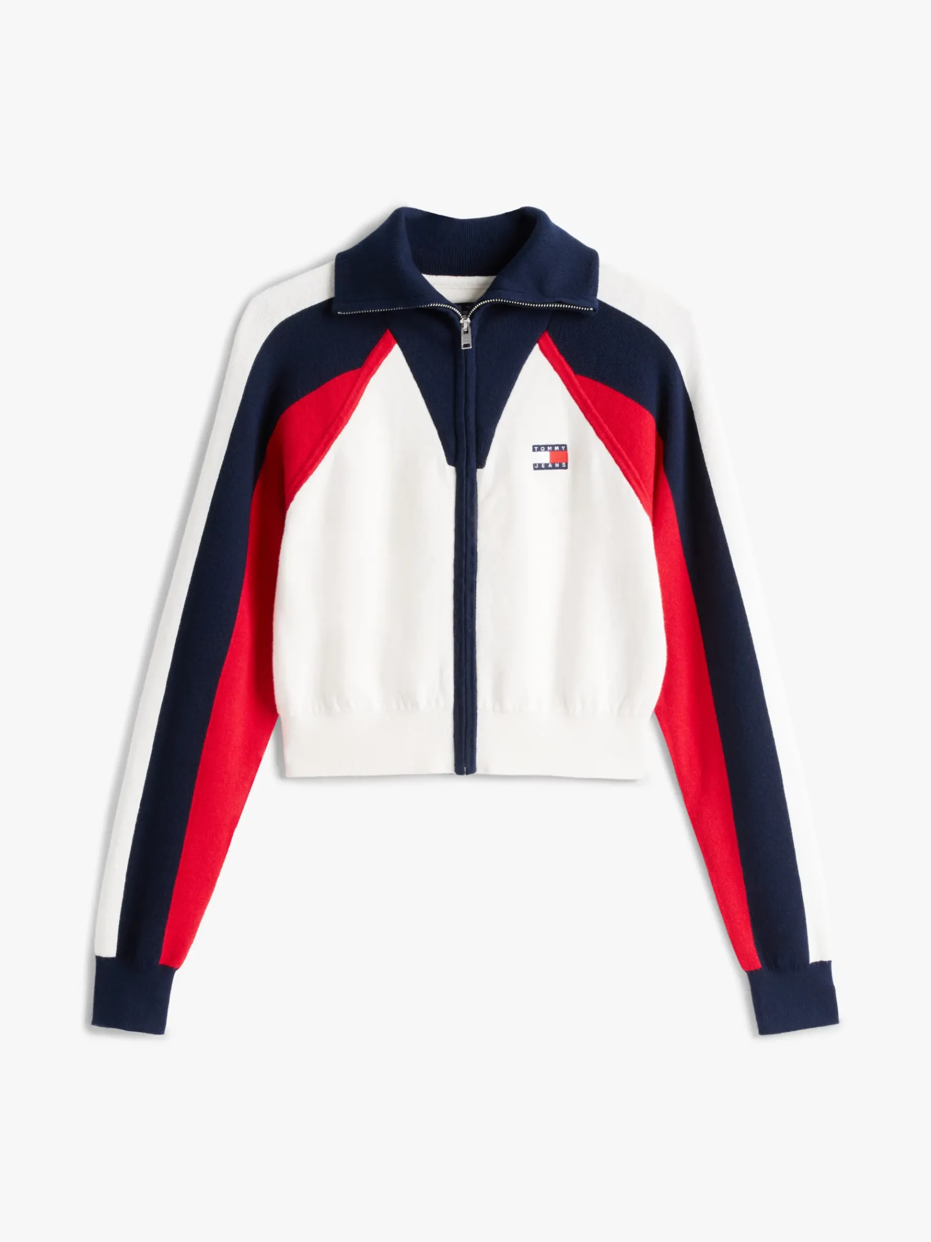 Tommy Hilfiger Color Block -Cardigan mit Wolle ANCIENT WHITE Online