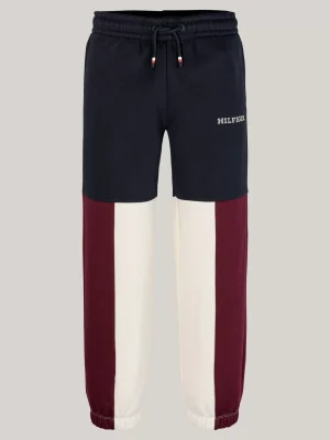 Tommy Hilfiger Color Block-Jogginghose mit Bündchen RED WHITE BLUE Sale