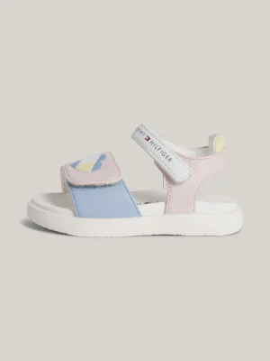 Tommy Hilfiger Color Block-Sandale mit Flag-Herz MULTICOLOR Sale