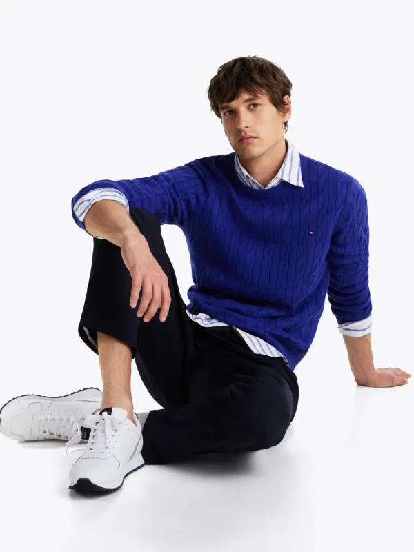 Tommy Hilfiger Color Block-Sneaker mit Logo WHITE Shop