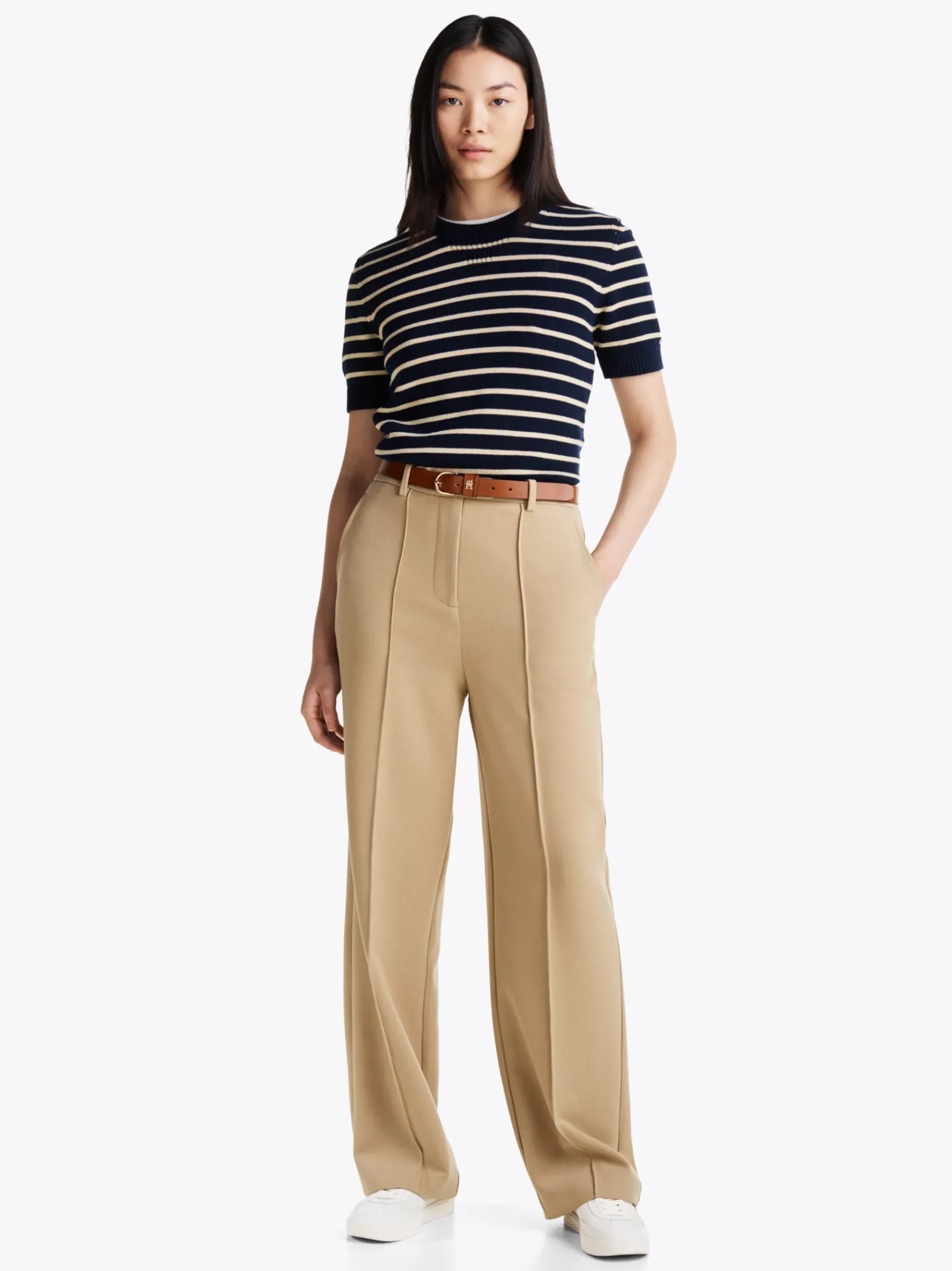 Tommy Hilfiger Color Block-Sneaker mit TH-Monogramm WHITE/BURGUNDY VELVET Flash Sale