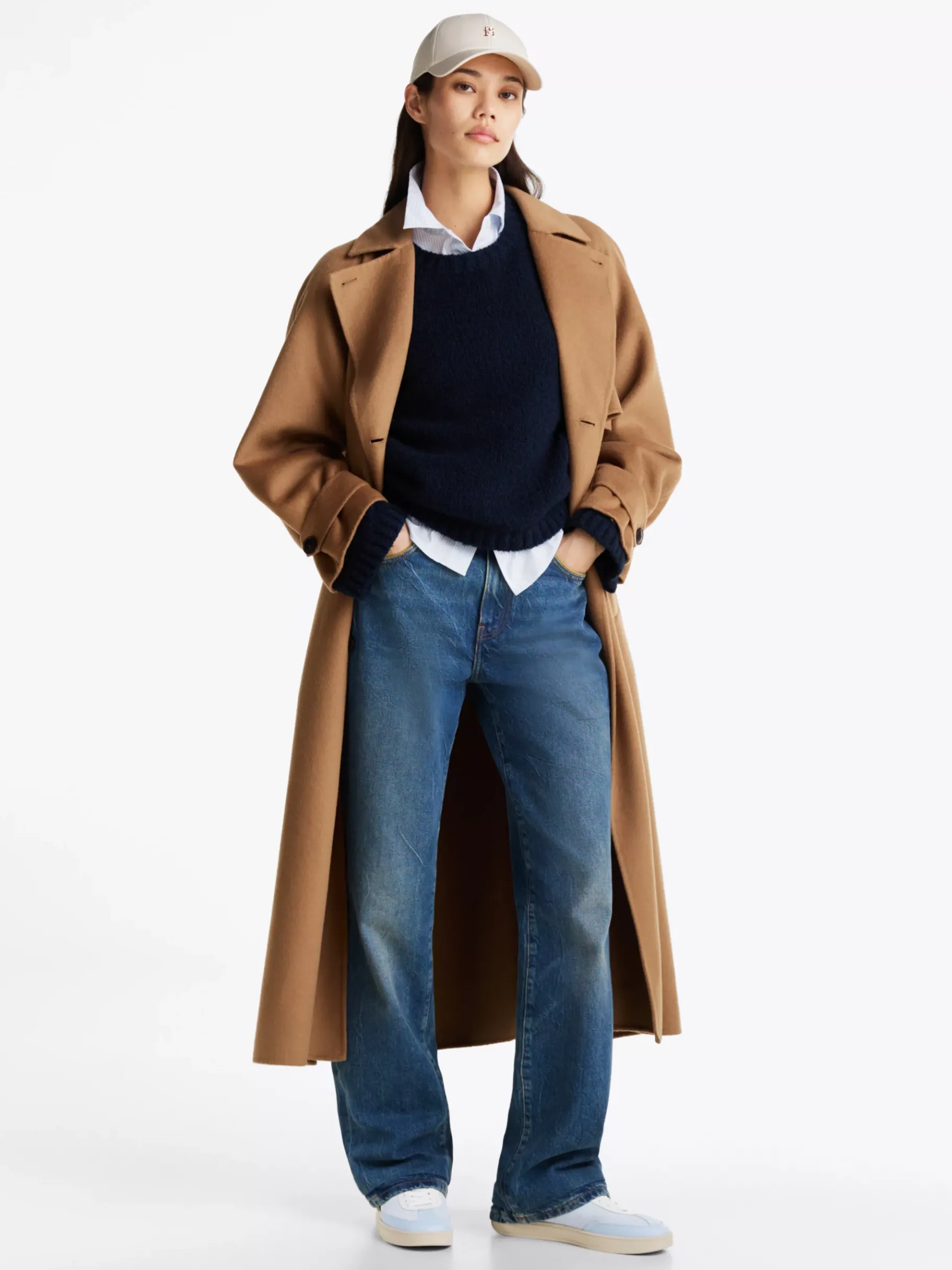 Tommy Hilfiger Color Block-Sneaker mit TH-Monogramm BREEZY BLUE Online