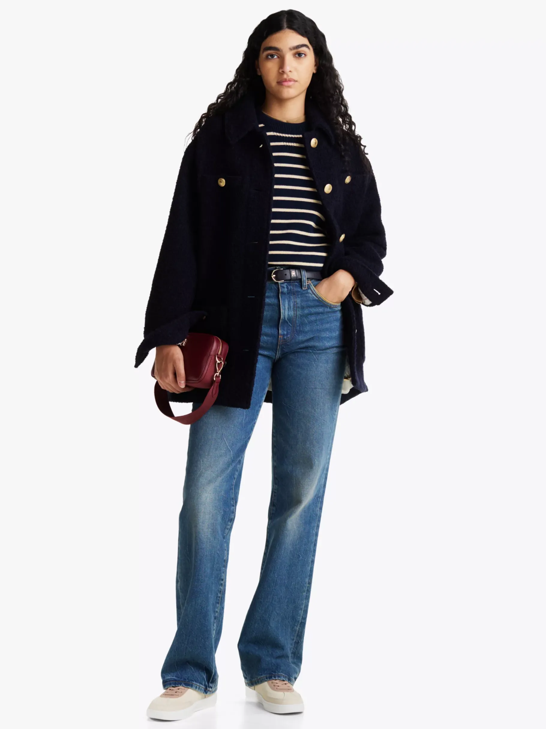 Tommy Hilfiger Color Block-Sneaker mit TH-Monogramm MUSLIN/CLAYSTONE Best