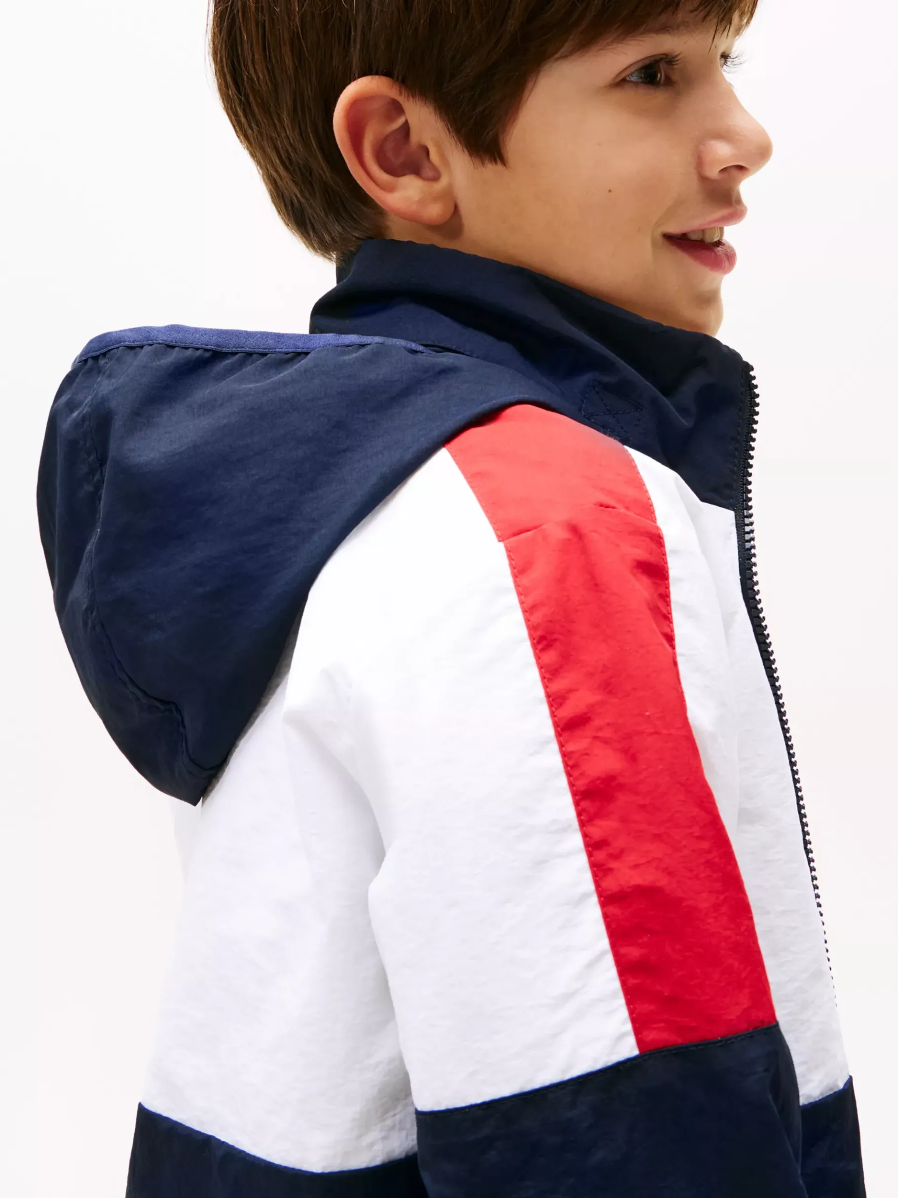 Tommy Hilfiger Color Block-Wendejacke CLASSIC BEIGE REV COLOURBLOCK Cheap