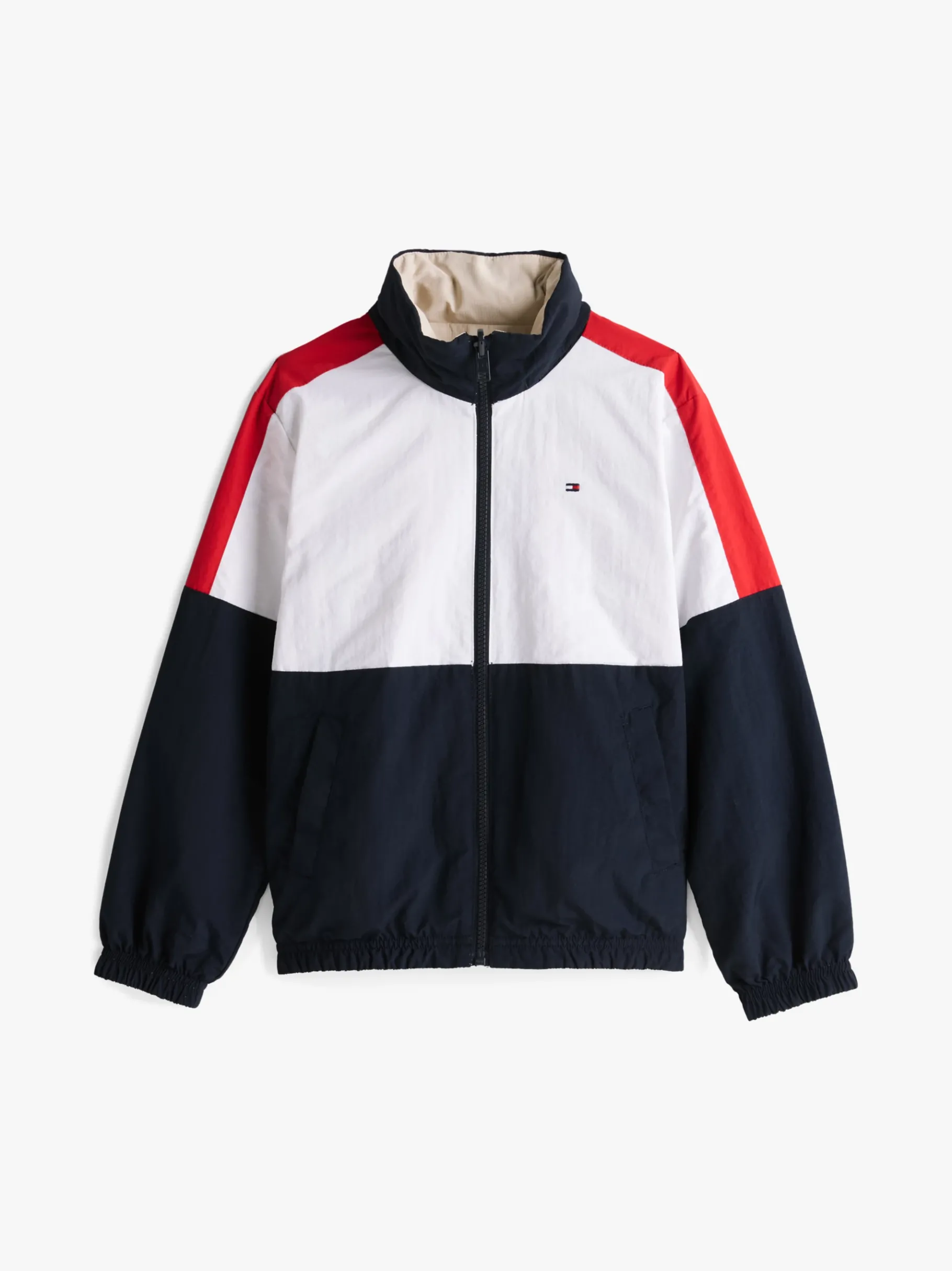 Tommy Hilfiger Color Block-Wendejacke CLASSIC BEIGE REV COLOURBLOCK Cheap