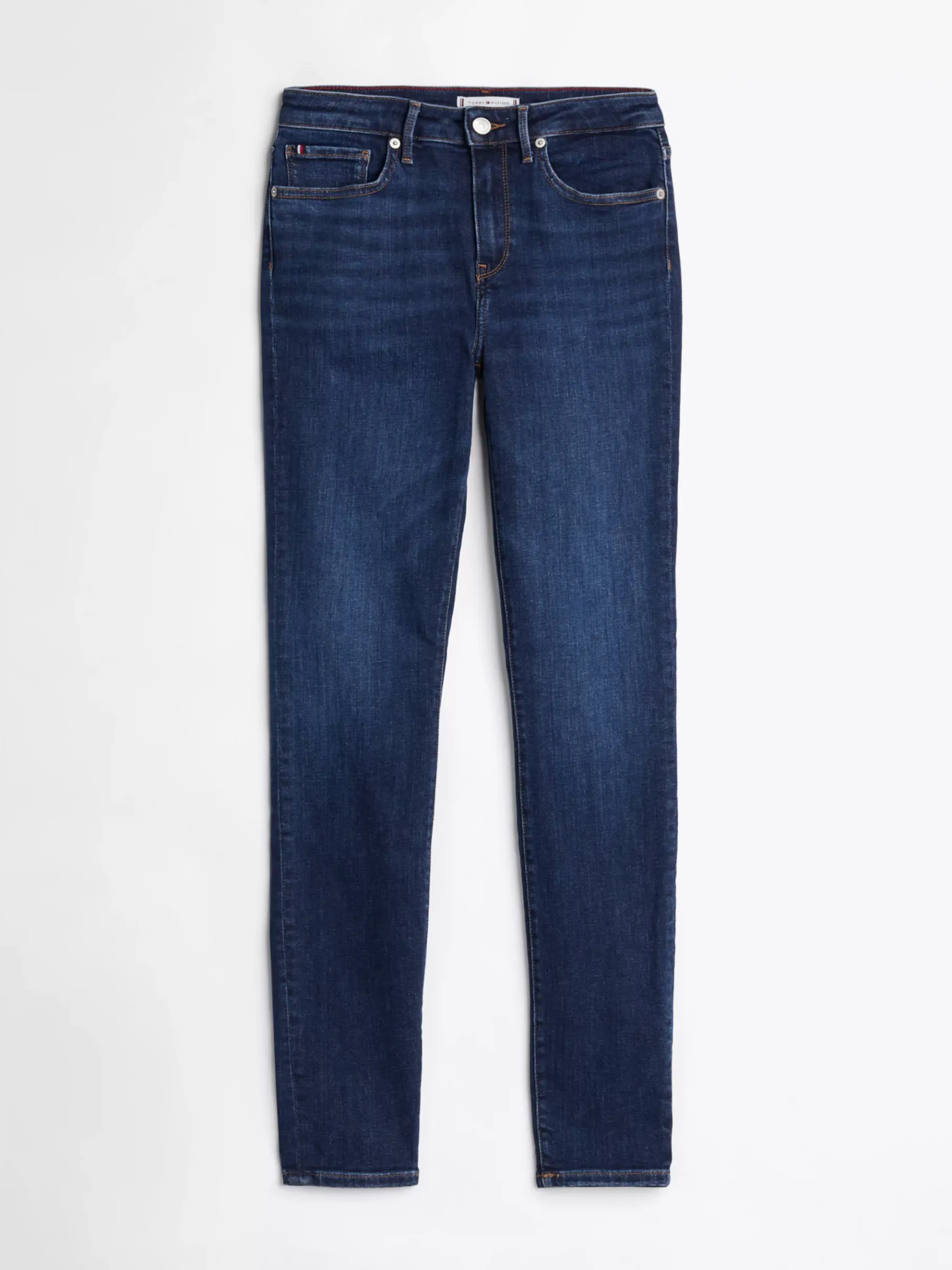 Tommy Hilfiger Como Skinny Jeans mit mittelhohem Bund NOS DARK BLUE Clearance
