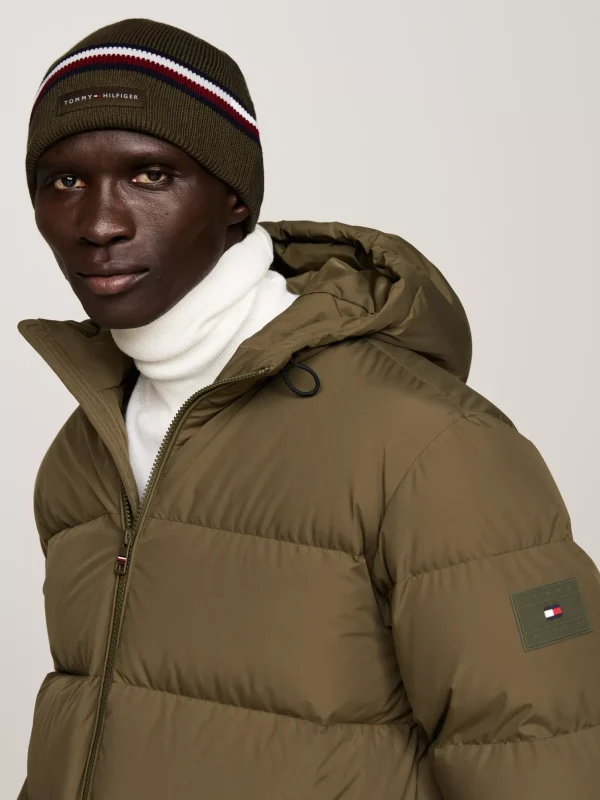 Tommy Hilfiger Corporate Beanie mit Tommy-Tape ARMY GREEN Flash Sale
