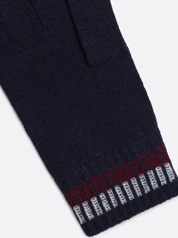 Tommy Hilfiger Corporate Handschuhe mit hohem Wollanteil SPACE BLUE Outlet