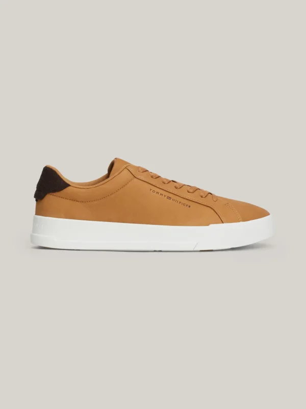 Tommy Hilfiger Court-Sneaker aus Leder SAHARA Hot