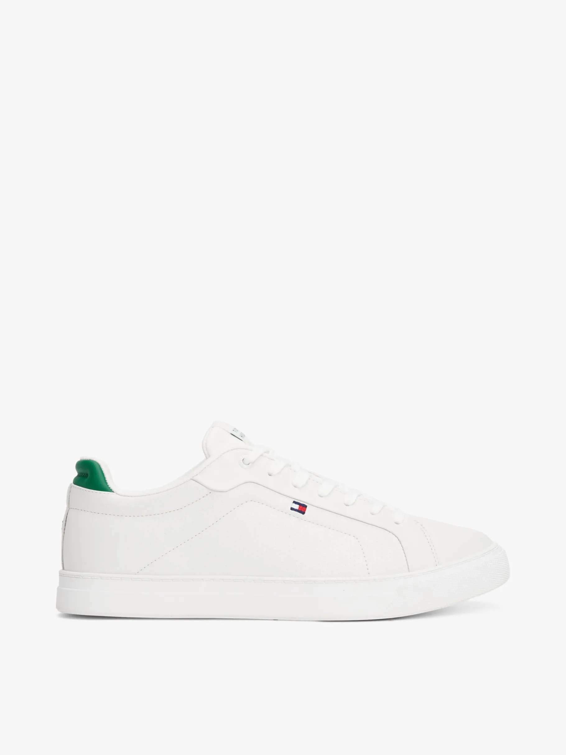 Tommy Hilfiger Court-Sneaker aus Leder ECRU Hot