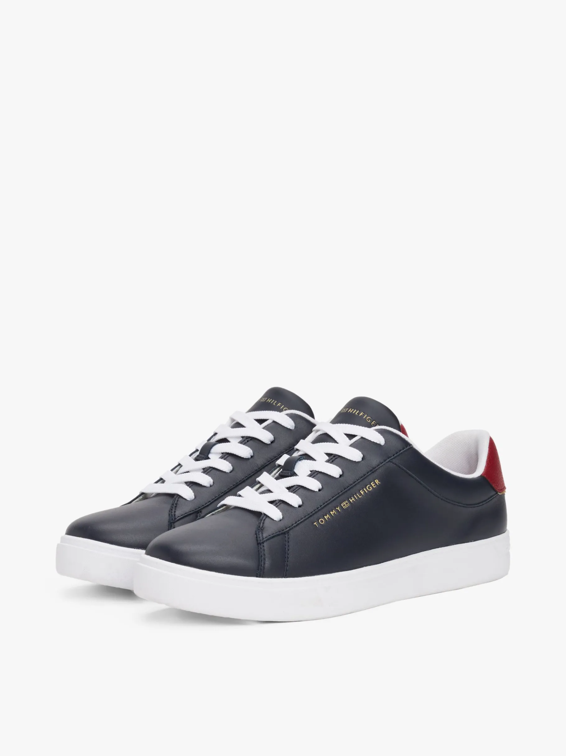Tommy Hilfiger Court-Sneaker aus Leder SPACE BLUE Online