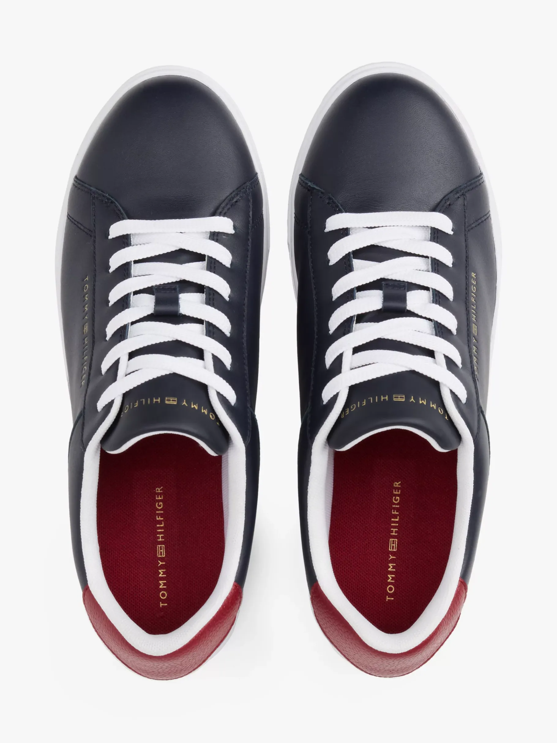 Tommy Hilfiger Court-Sneaker aus Leder SPACE BLUE Online