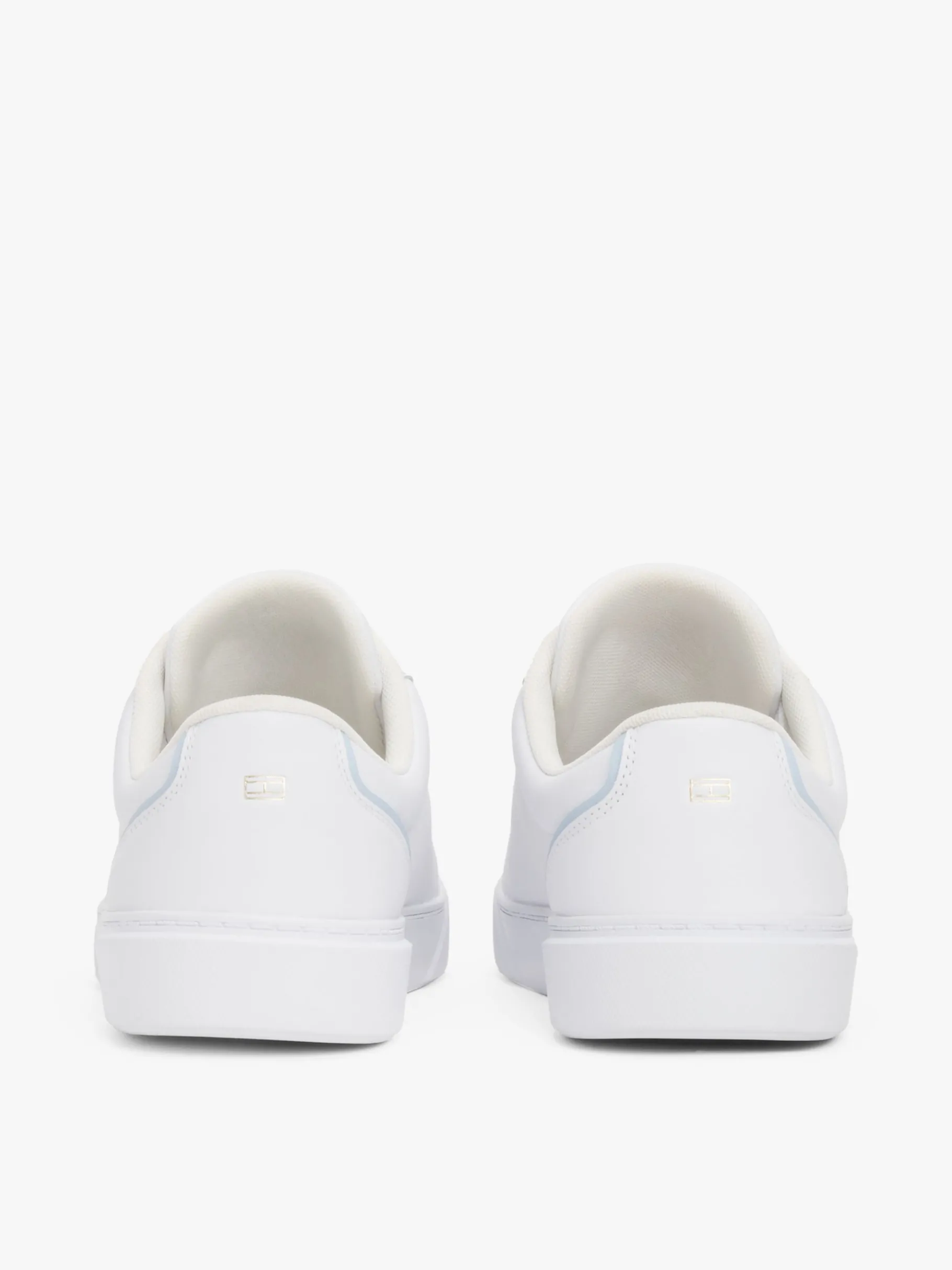 Tommy Hilfiger Court-Sneaker aus Leder WHITE Clearance