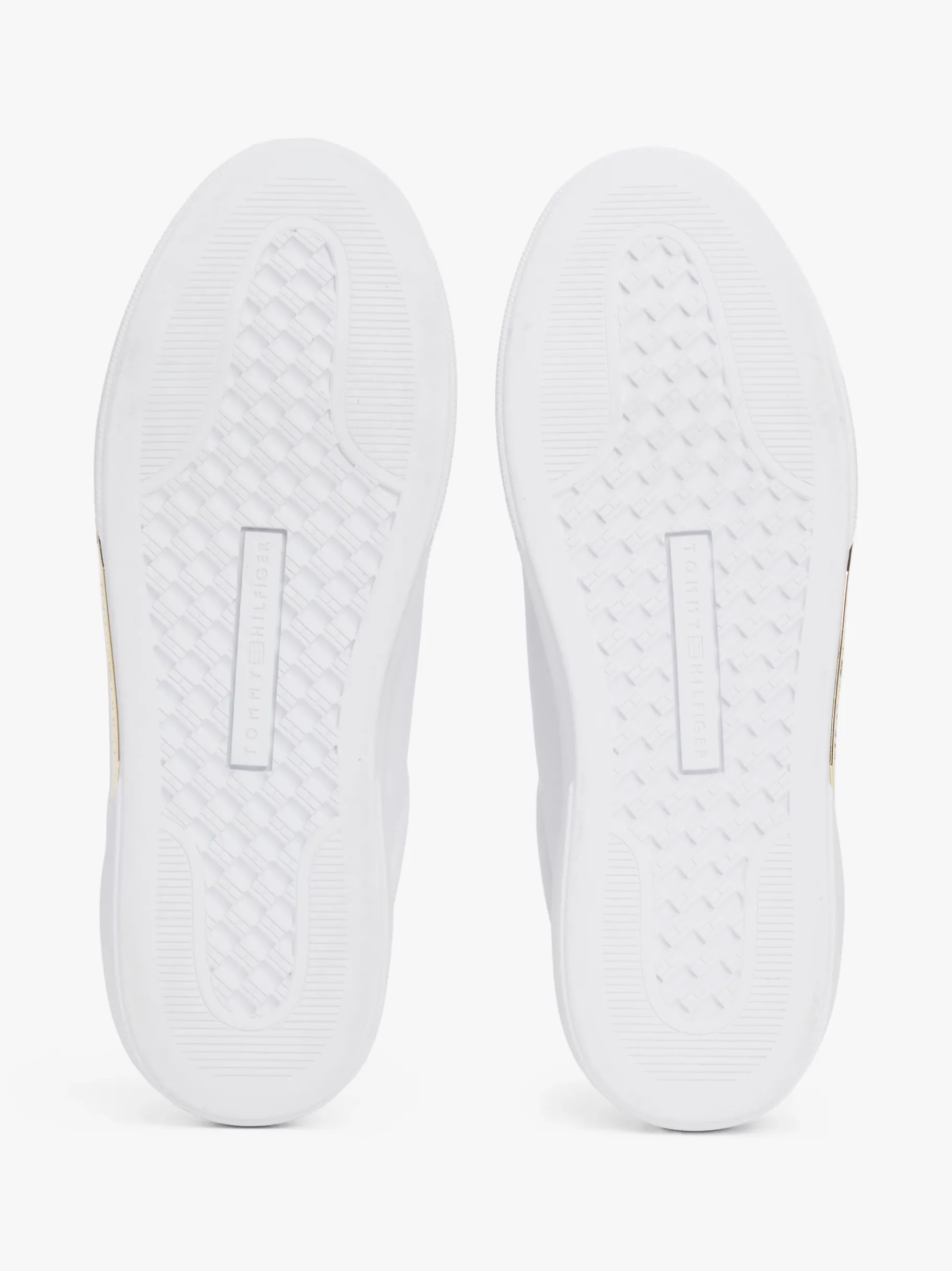 Tommy Hilfiger Court-Sneaker aus Leder WHITE Clearance