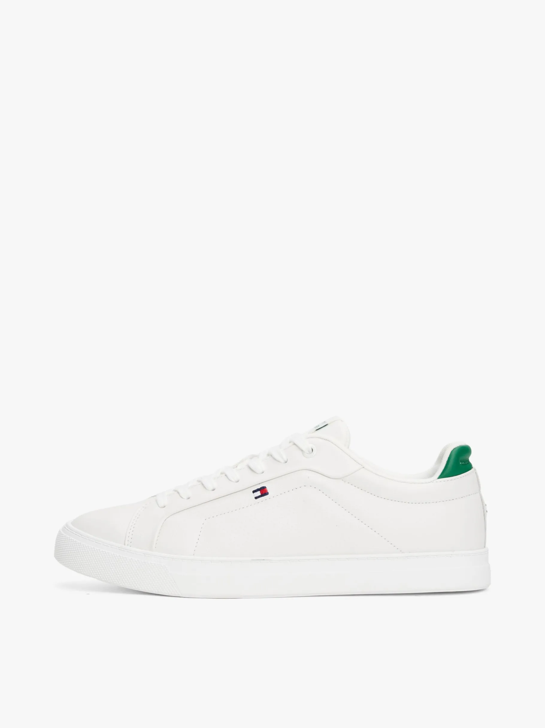 Tommy Hilfiger Court-Sneaker aus Leder ECRU Hot